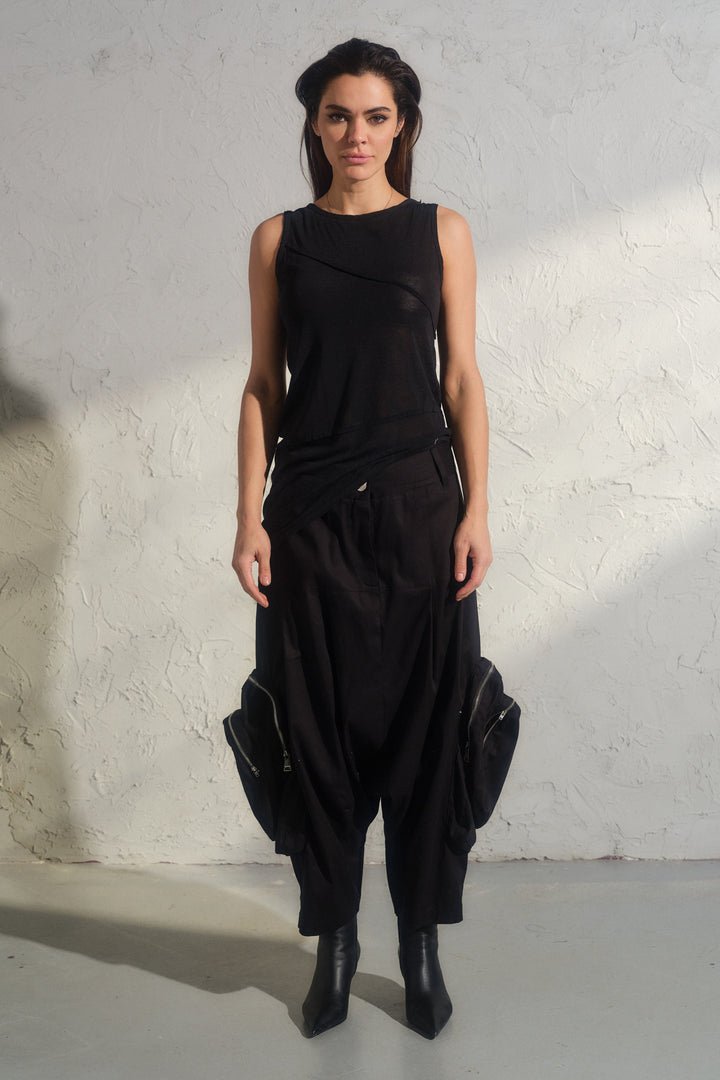 Avant garde cargo pants