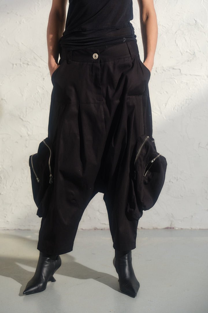 Avant garde cargo pants