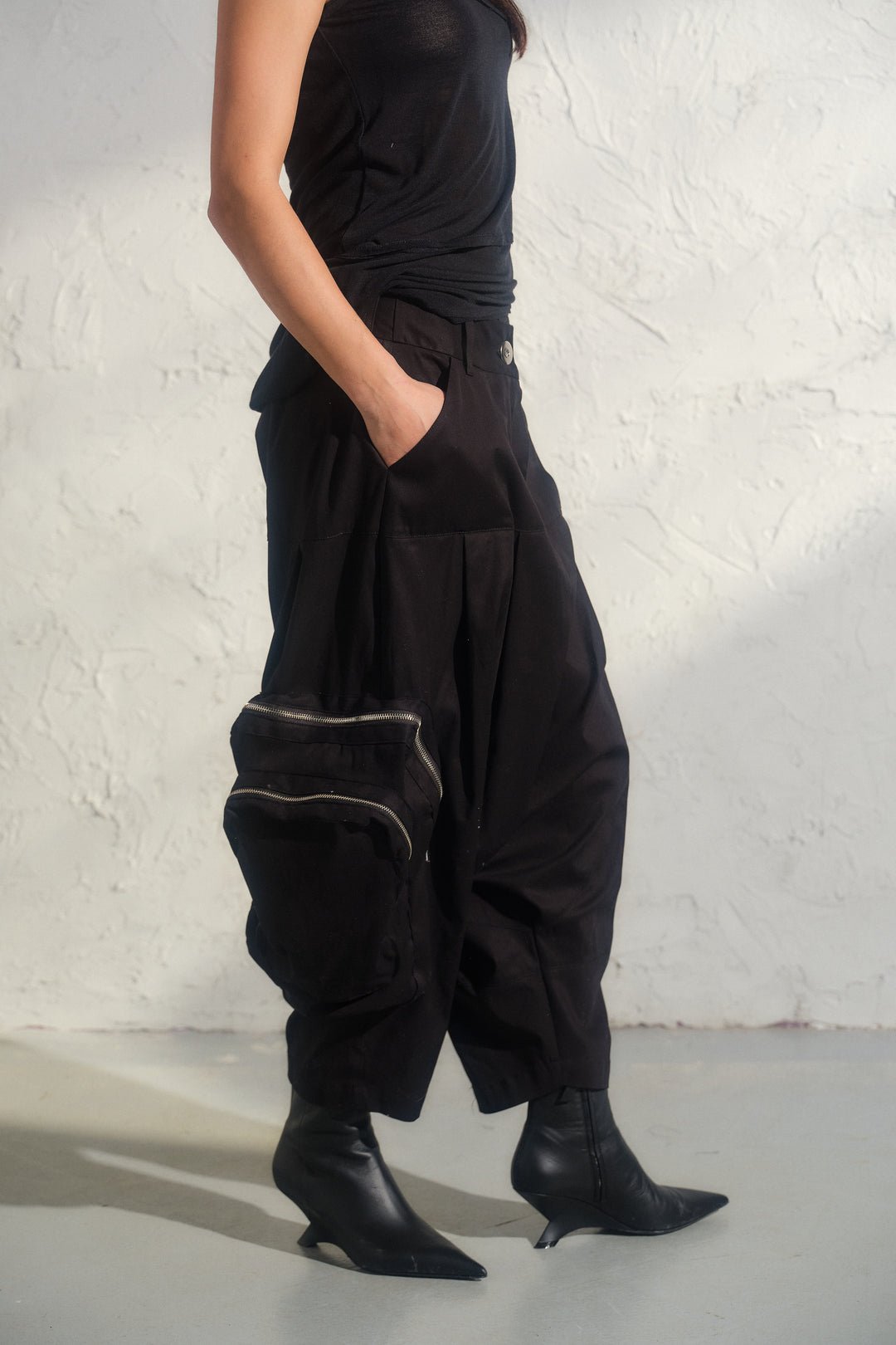 Avant garde cargo pants