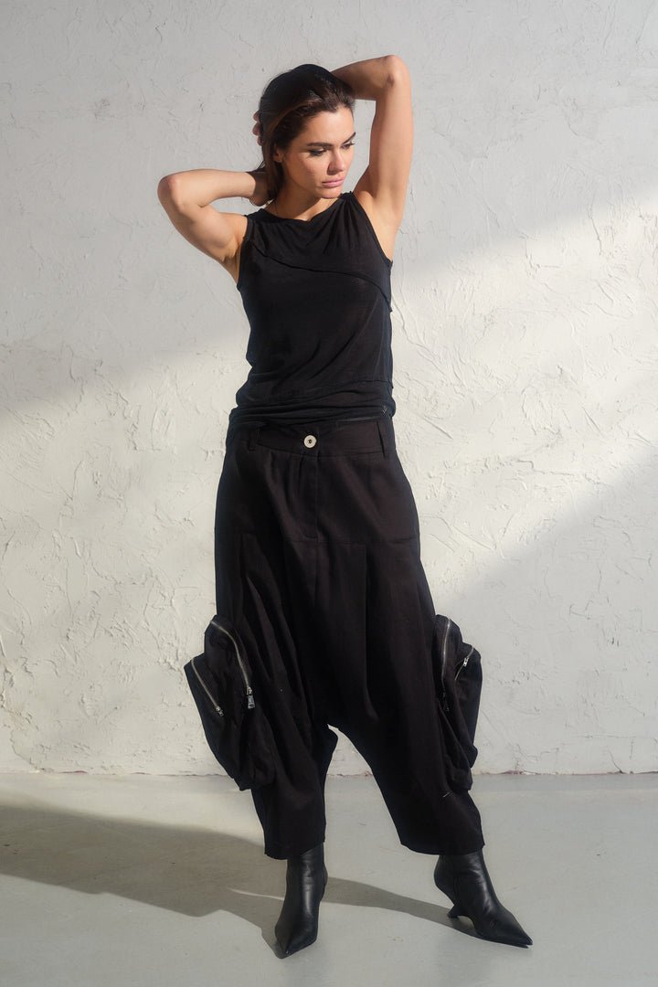 Avant garde cargo pants
