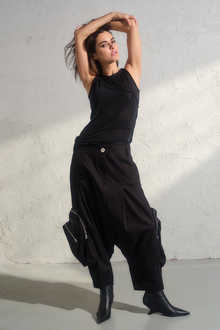 Avant garde cargo pants